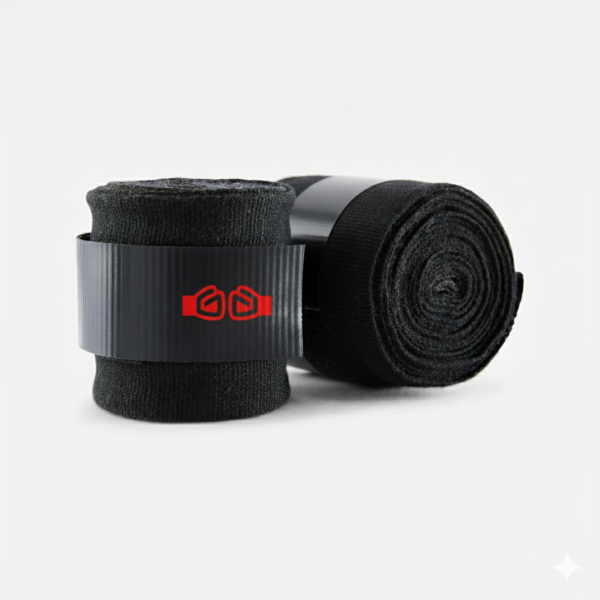 bandes de boxe "iron fist" (4.5m) noir bandes de boxe "iron fist" (4.5m) noir